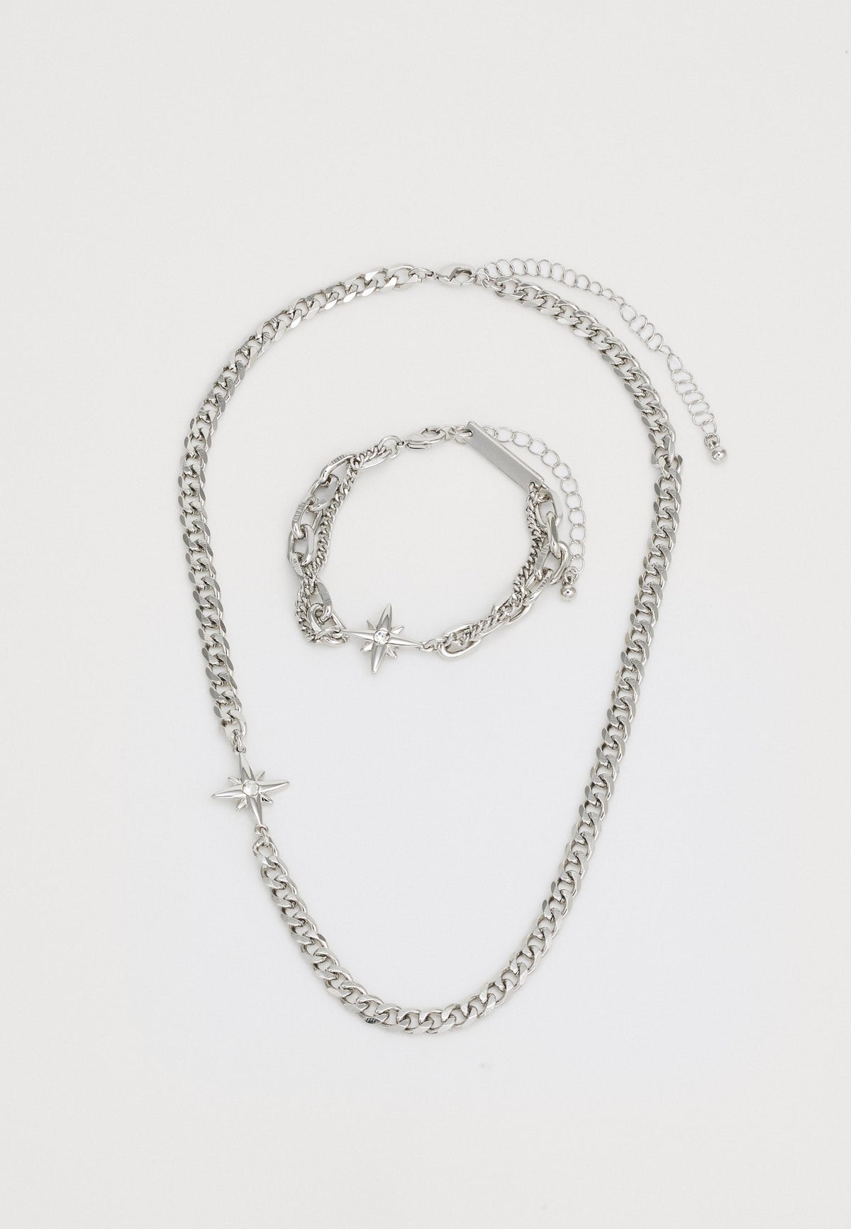 YOURTURN UNISEX SET - Bracelet - Silver-coloured