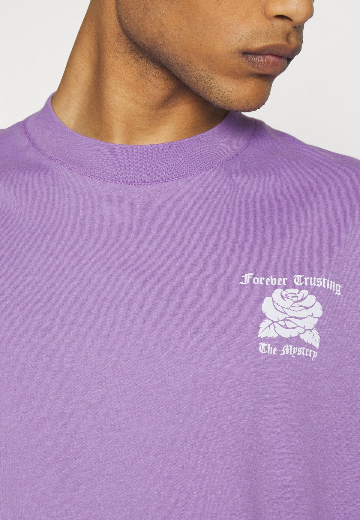 YOURTURN Unisex - Print T-Shirt - Lilac