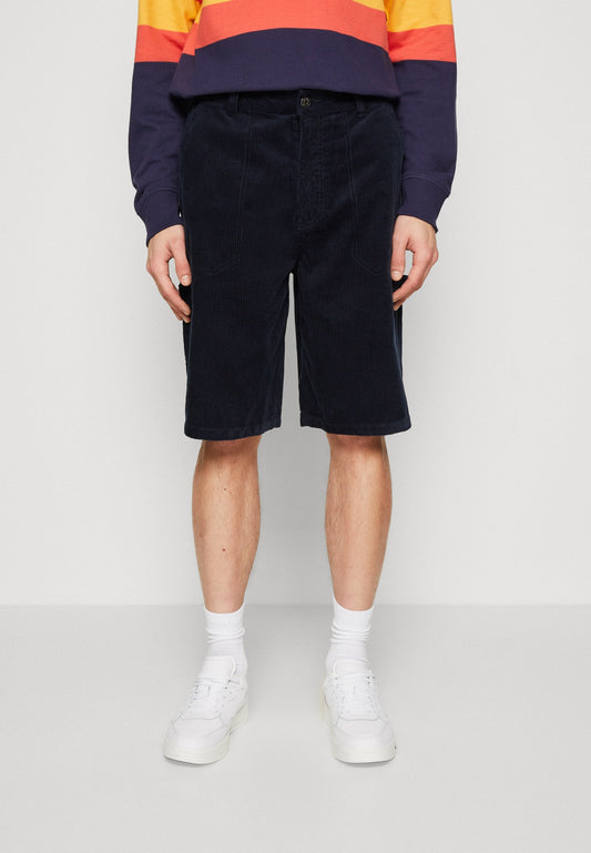 YOURTURN Wide Fit Carpenter Corduroy Unisex - Shorts - Dark Blue