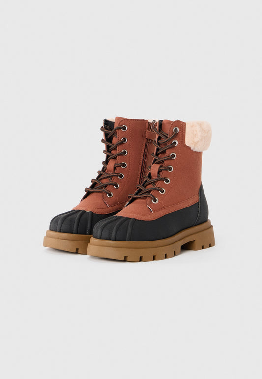 LEATHER UNISEX - Lace-up Ankle Boots - Dark Brown