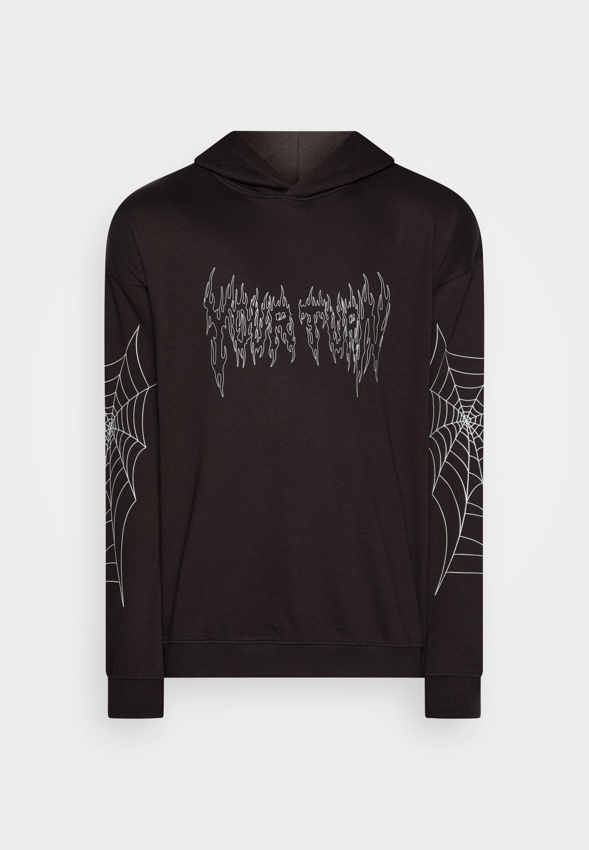 YOURTURN Spiderweb Unisex - Hoodie - Black