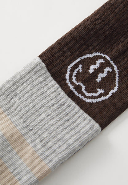 YOURTURN 5 PACK UNISEX - Socks - Black/white/grey