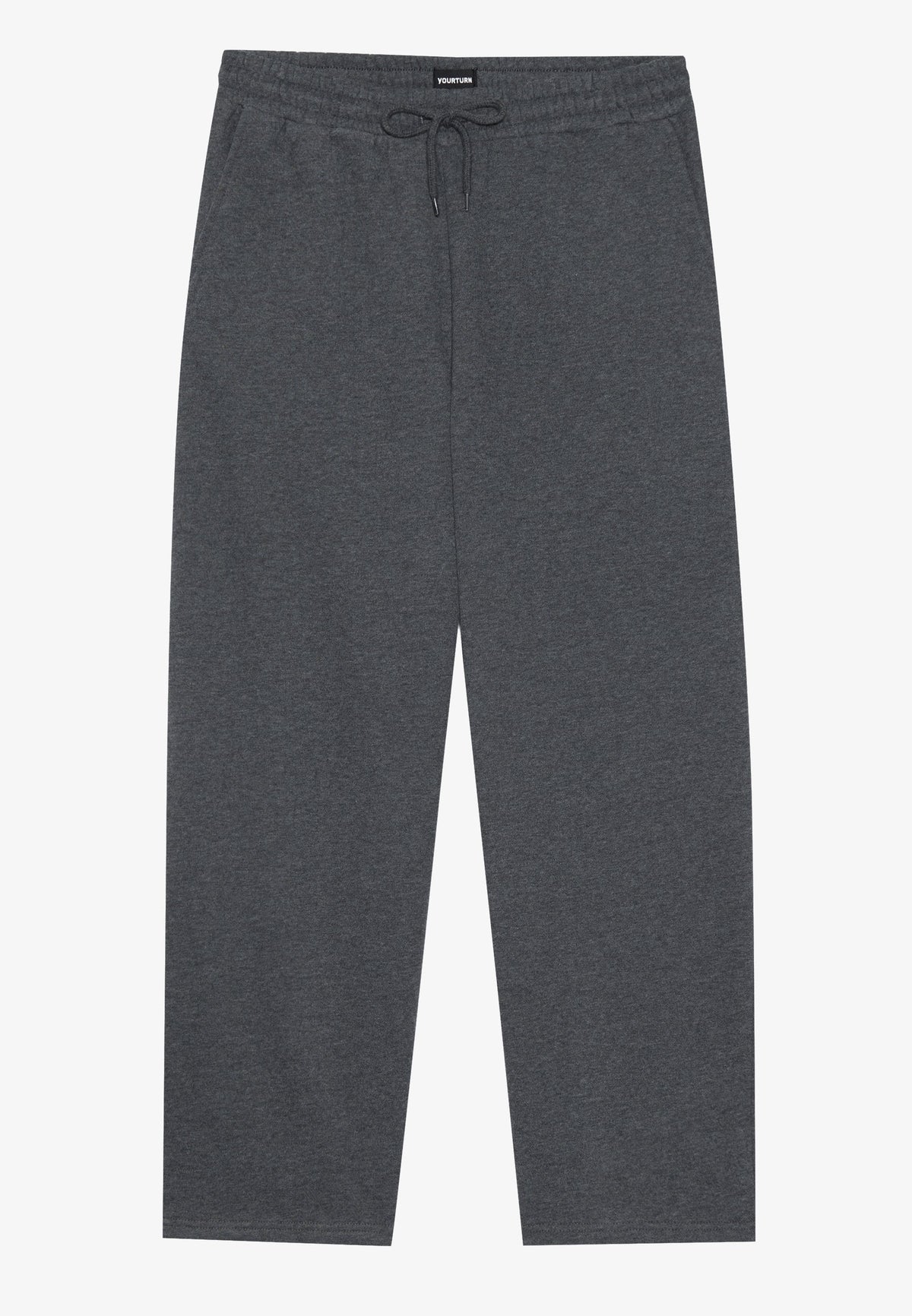 YOURTURN UNISEX - Tracksuit Bottoms - Dark Grey Melange