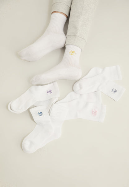 UNISEX 5 PACK - Socks - White
