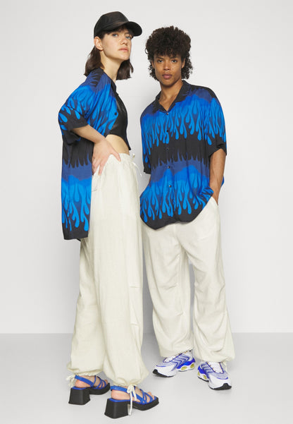 YOURTURN Genderless Parachute Unisex - Trousers - White