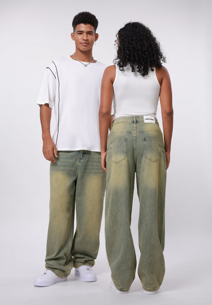 YOURTURN UNISEX - Baggy Jeans - Vintage Blue
