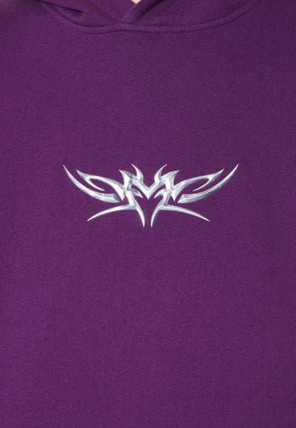YOURTURN Unisex - Hoodie - Dark Purple