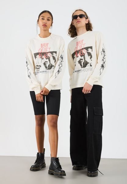 YOURTURN UNISEX - Long Sleeved Top - White