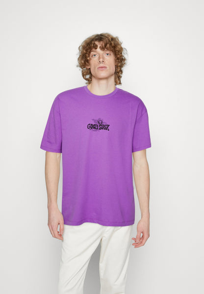 YOURTURN Unisex - Print T-Shirt - Purple