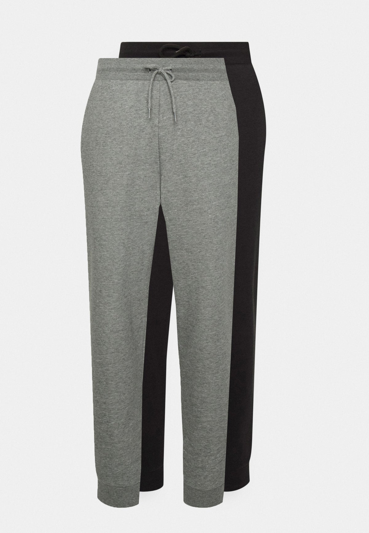 YOURTURN Unisex 2 Pack- Tracksuit Bottoms - Grey/Black