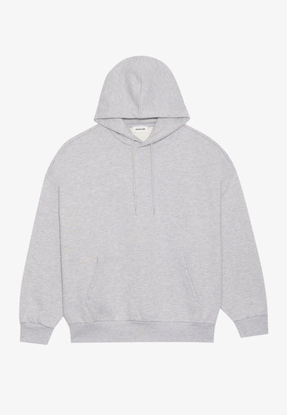 YOURTURN OVERSIZE BASIC HOODIE UNISEX - Hoodie - True Black