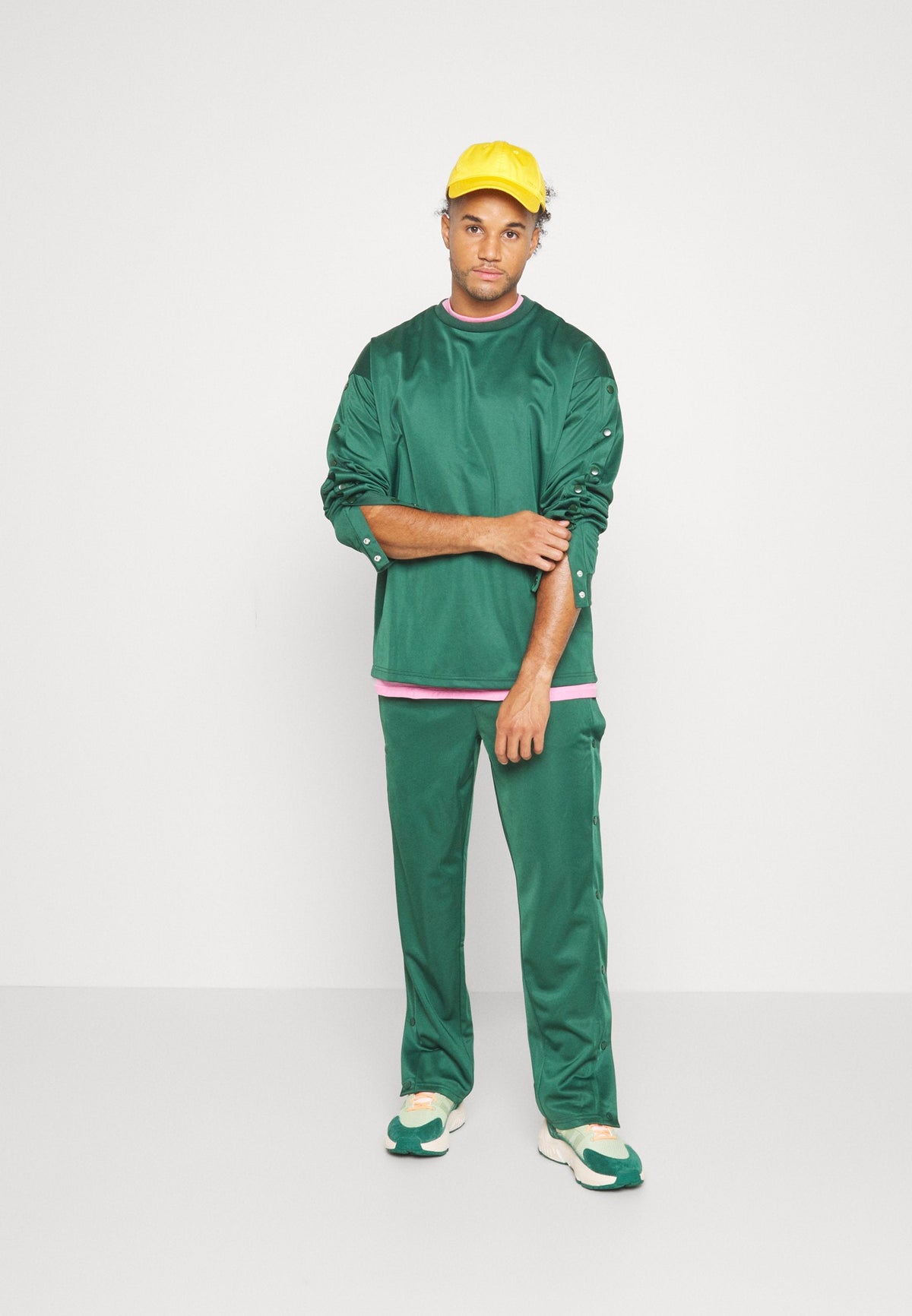 YOURTURN Tracksuit Bottoms - Dark Green