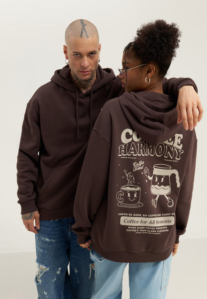 YOURTURN UNISEX - Hoodie - Brown