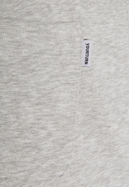 YOURTURN Unisex - Tracksuit Bottoms - Mottled Light Grey