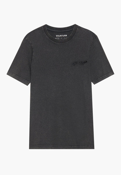 YOURTURN UNISEX - Print T-shirt - Washed Brown