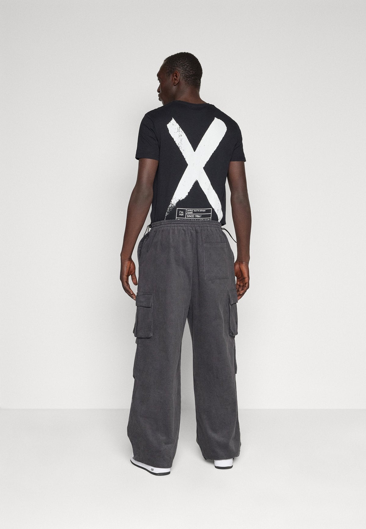 YOURTURN UNISEX - Cargo Trousers - Dark Grey